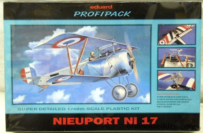 Eduard 1/48 Nieuport Ni-17 Profipack, 8033 plastic model kit